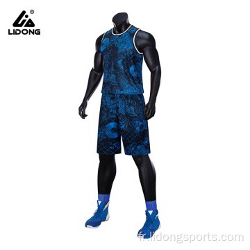 Conception uniforme de basket-ball sublimation pour l&#39;équipe